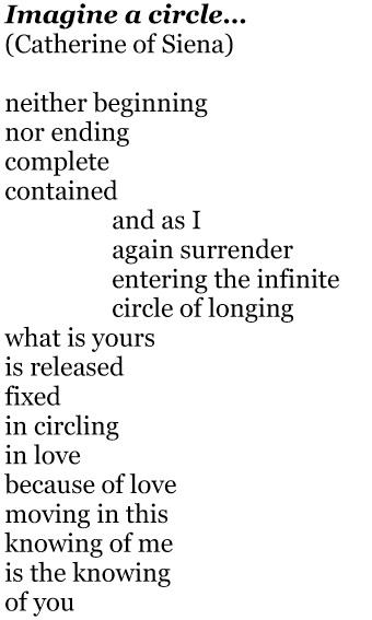 Imagine a circle